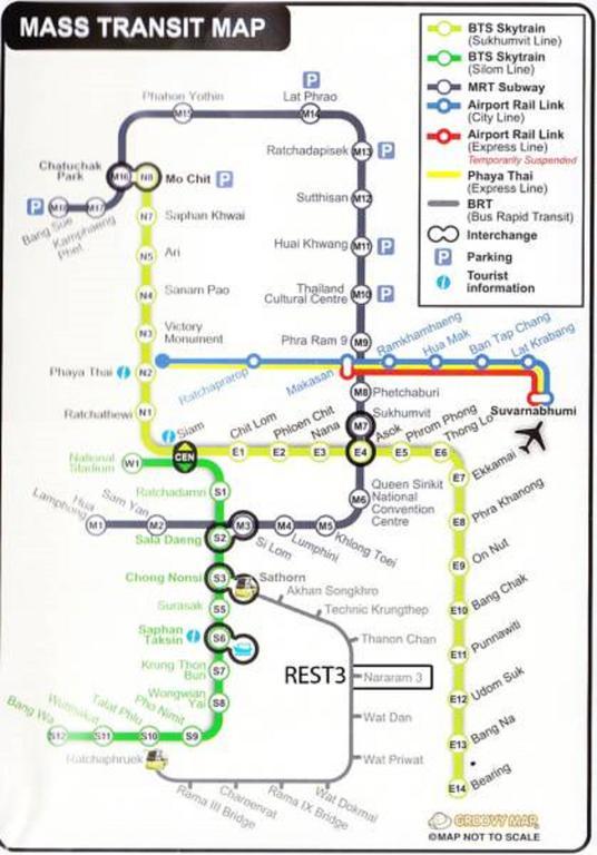 Rest 3 Hostel Μπανγκόκ Εξωτερικό φωτογραφία